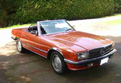 VERY RARE! 1981 Mercedes SL280 CONVERTIBLE EUROPEAN MODEL, image 3