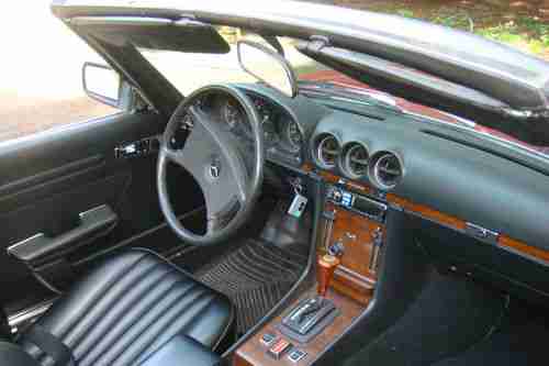 VERY RARE! 1981 Mercedes SL280 CONVERTIBLE EUROPEAN MODEL, image 4