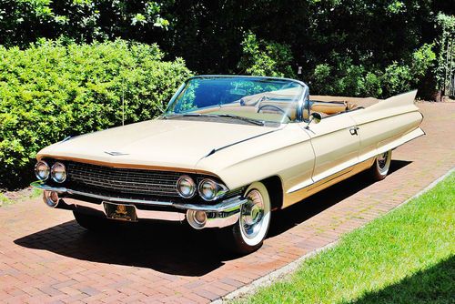 Simply and piece of art 1961 cadillac deville convertible loaded and drives new