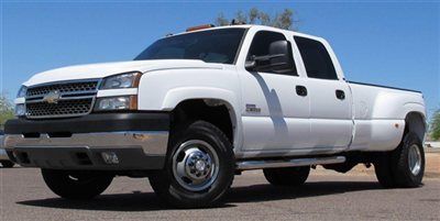 ***no reserve***2006 chevrolet 3500 duramax diesel dually 4x4 crew - low miles!!