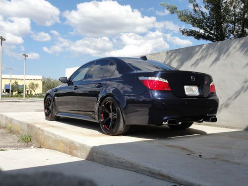 ++++ 2008 bmw e60 m5 base sedan 4-door 5.0l ac schnitzer package rare ++++