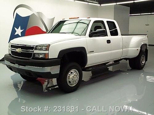 2006 chevy silverado 3500 ext cab work truck dually 46k texas direct auto