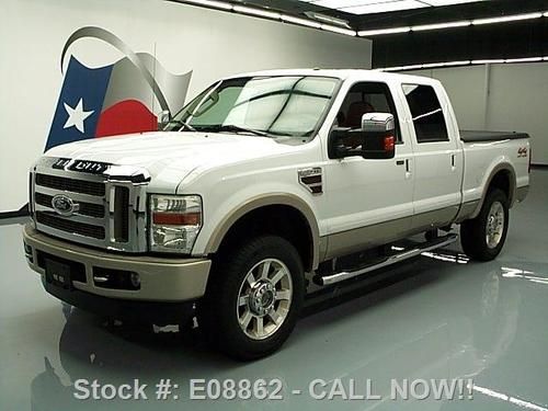 2008 ford f-250 king ranch 4x4 diesel sunroof rear cam! texas direct auto