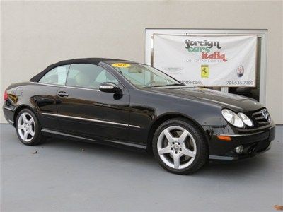 2007 clk550 5.5l auto black