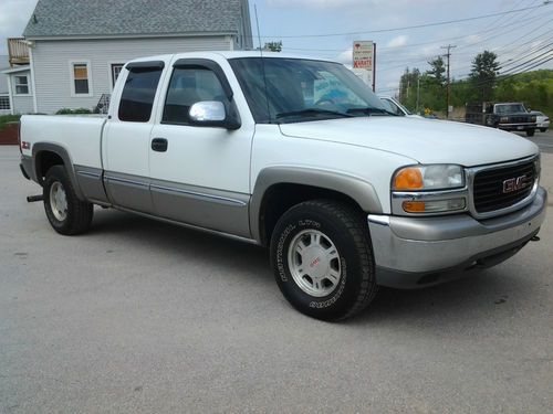 2001 gmc sierra 1500 z71 sle extended cab pickup 4-door 5.3l