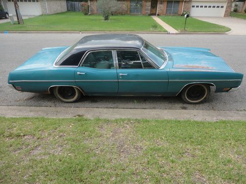 1970 ford galaxie 500 351 v8 4 dr automatic sedan car one owner 86k miles runs