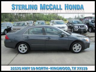 2006 honda accord ex-l sedan 4 cyl. leather,sunroof,6 disc cd,alloy wheels