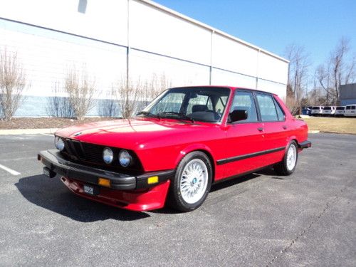 1989 bmw 535i manual 5 speed, low miles, e28