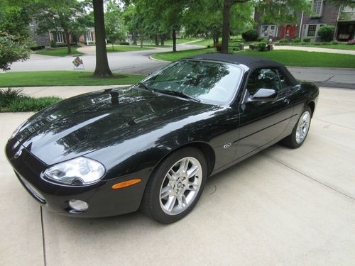 2001 jaguar xk8 navigation, backup sensors black/black 51,425 miles