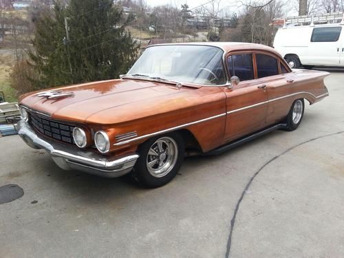 1960 oldsmobile 88 custom muscle hot rod rat rod pro touring side pipes one of a