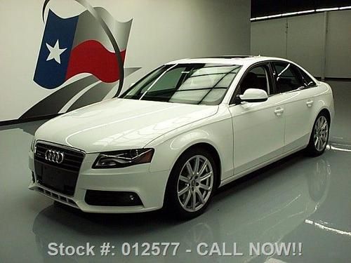 2010 audi a4 awd 2.0t quattro premium plus 6spd sunroof texas direct auto