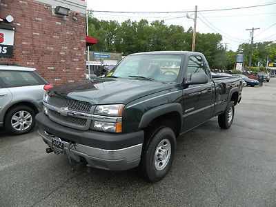 Low mileage 2500hd reg cab w/fisher plow