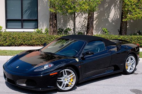 2007 ferrari 430 spider f1! 8k miles! fresh service! full carbon fiber interior!