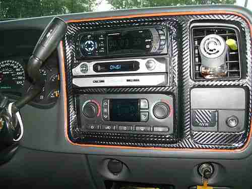 2004 Chevy avalanche, four door, orange,, image 10