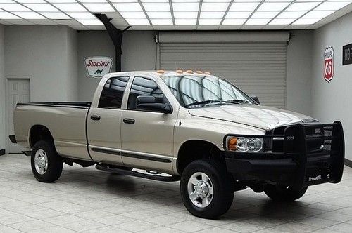 2005 dodge ram 3500 diesel 4x4 6-speed srw long bed quad cab 1 texas owner