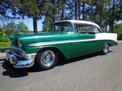 1956 chevrolet belair hardtop 350 4 speed 12 bolt no reserve no reserve