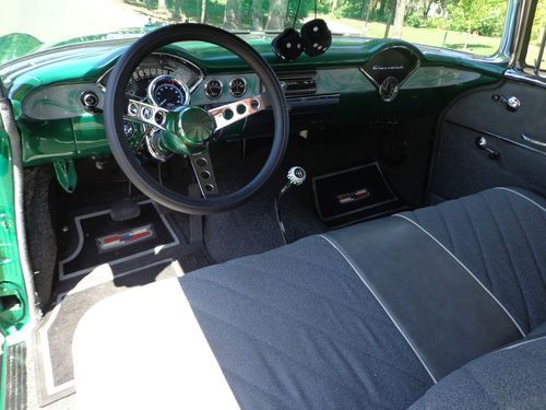1956 CHEVROLET BELAIR HARDTOP 350 4 SPEED 12 BOLT NO RESERVE NO RESERVE, image 9