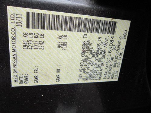 wOw!! 2012 NISSAN ALTIMA IN-OP STORM DAMAGE $AVE lo-miles lo reserve CLEAN TITLE, image 10