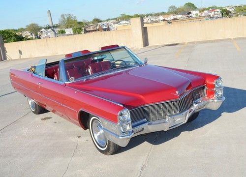 1965 cadillac deville convertible * fuel injected