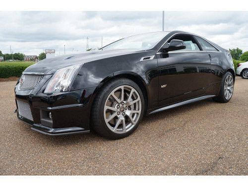 2011 cadillac cts-v cpe 556hp nav heated roof 13k miles black diamond finance