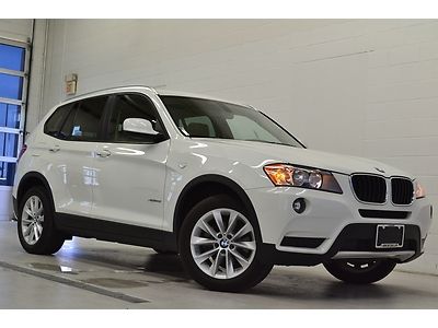 13 bmw x3 28i premium cold weather 3k financing leather bluetooth sat radio