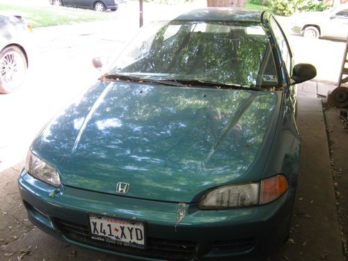 1995 honda civic cx hatchback, five speed &amp; all oem, unmodified