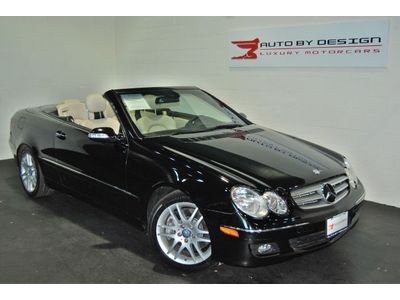 2009 mercedes clk350 roadster! 1-owner! nav, xeon hid, harmon kardon, sport pkg!