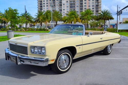 1975 chevy caprice convertible only 27k original miles mint body good mechanical