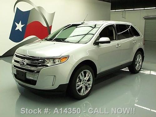 2013 ford edge limited rear cam htd leather 20's 28k mi texas direct auto