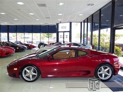 2002 ferrari 360 coupe!     "rosso fiorano" trades?