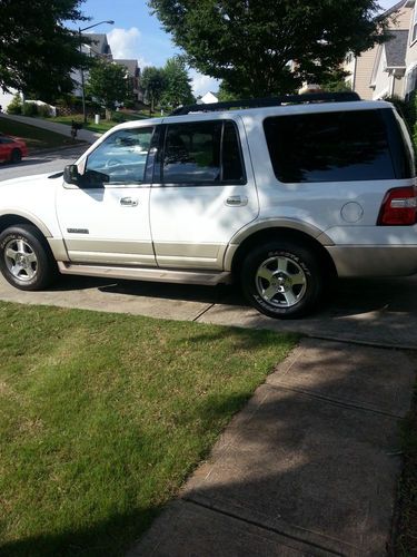 2007 ford expedition el eddie bauer sport utility 4-door 5.4l loaded