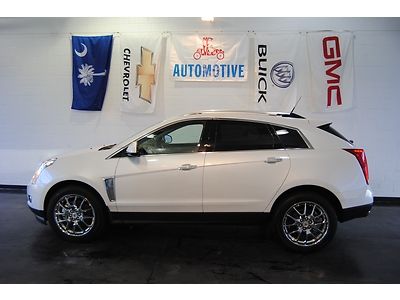 Cadillac srx 2013 white diamond pearl automatic premium collection sunroof