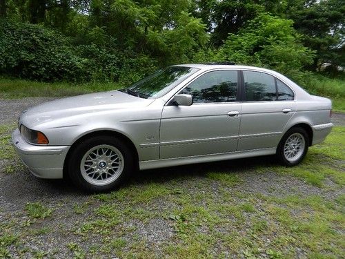 Beautiful silver/black 2001 bmw e39 525i sedan ~ 144k mi ~ runs perfect