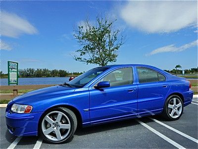 06 volvo s60 r awd 1-owner 57k miles! warranty! sonic blue new tires &amp; brakes