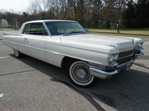 1963 cadillac coupe deville series 63  beautiful california car! no reserve!!!