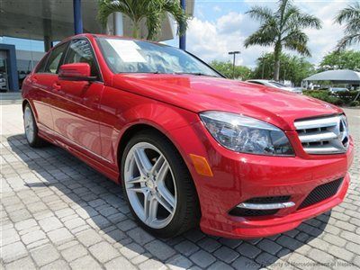 Certified c300 navigation sport amg wheels heated seats bluetooth sunroof leds