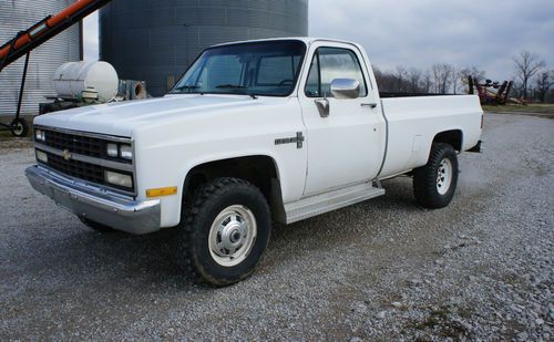 1987 chevrolet 3/4 ton custom deluxe, 4wd