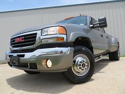 06 k3500 (slt) lbz 6.6 duramax 6spd allison 4x4 aux.tank goose-neck