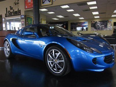 2005 lotus elise hard and soft top blue