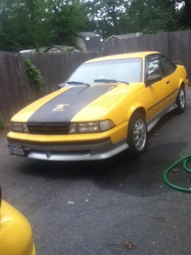 1989 chevrolet cavalier z24 coupe 2-door  3.7 turbo