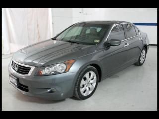 10 honda accord sdn 4dr v6 auto ex-l w/navi navigation  leather sunroof