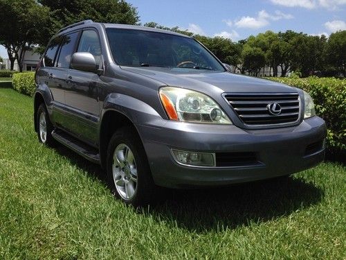 06 gx470 gx-470 4wd 4x4 navi rear dvd florida lx lx470 suv third row 8 passenger