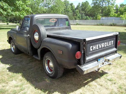 69 chevy c-10 stepside 327 vette pwr saginaw 4sp 12 bolt rear end rat or restore