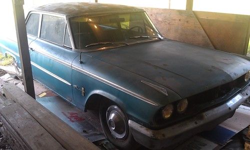 1963 ford galaxie 500 sedan 2 door post rare combo