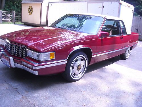 1992 cadillac coupe deville  2-door 4.9l  gold edition  clean barn find