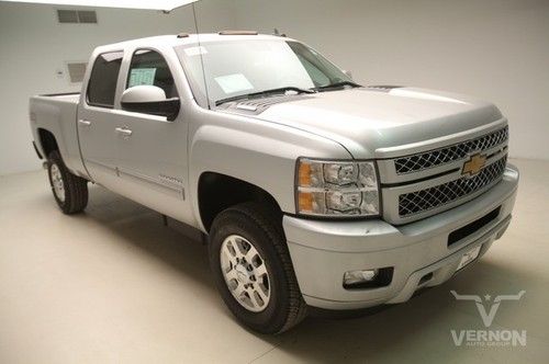 2014 drw ltz crew 4x4 navigation sunroof leather heated duramax diesel