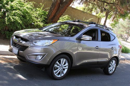 2012 hyundai tucson limited sport utility chai bronze