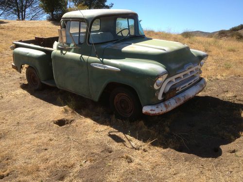 1957 chevrolet 3100 pick up 396 cu in v8 4 speed muncie close ratio transmission