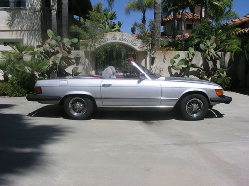 1979 mercedes-benz 450sl base convertible 2-door 4.5l