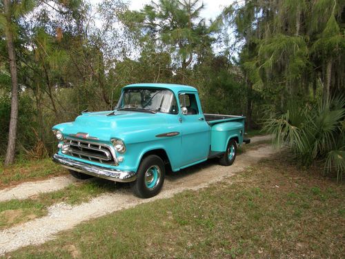 1957 chevrolet 3200 long bed pick up